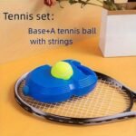 Anubhav Janni Tennis Trainer Rebound Ball Set Solo Training Cricket Self Practice with String Equipment for Kids Adult Re-Bound Balls (Multicolor) - Image 5