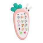Anubhav Janni Radish Style Cute Rabbit Face Pretend Play Cell Phone Toy for Kids Toddlers with Music Ringtones Lights Birthday Party and Gifts for Boys and Girls(Multicolor)