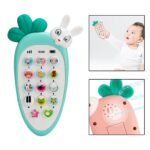 Anubhav Janni Radish Style Cute Rabbit Face Pretend Play Cell Phone Toy for Kids Toddlers with Music Ringtones Lights Birthday Party and Gifts for Boys and Girls(Multicolor) - Image 4