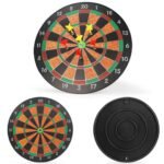 Anubhav Janni Sports Magnetic Dart Board Game 12 Inch Double Sided Dartboard with 4 Magnetic Darts Safe Indoor Outdoor Fun Game for Kids Adults [Round Magnetic Dartboard (12inch)] - Image 6