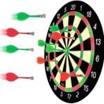 Anubhav Janni 17 Inch Wide with 6 Magnetic Darts Safe Dartboard Target Board Game Set Magnetic Dart Board Kit Set for Indoor and Outdoor (Multicolor) (round Magnatic Dart Board 15 Inch) - Image 7
