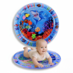 Anubhav Janni Baby Kids Circle Water Play Mat Toys Inflatable Tummy Time Leakproof Mat Fun Activity Center Indoor and Outdoor for Baby (Pack of 1) (Multicolor)