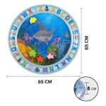 Anubhav Janni Baby Kids Circle Water Play Mat Toys Inflatable Tummy Time Leakproof Mat Fun Activity Center Indoor and Outdoor for Baby (Pack of 1) (Multicolor) - Image 2