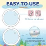 Anubhav Janni Baby Kids Circle Water Play Mat Toys Inflatable Tummy Time Leakproof Mat Fun Activity Center Indoor and Outdoor for Baby (Pack of 1) (Multicolor) - Image 4