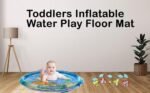 Anubhav Janni Baby Kids Circle Water Play Mat Toys Inflatable Tummy Time Leakproof Mat Fun Activity Center Indoor and Outdoor for Baby (Pack of 1) (Multicolor) - Image 8