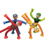 Anubhav Janni Telescopic Toys Stretchy Travel Fidget Set Flights Fun Glowing Shape Changing Figure Stress Relief Children For Above 1 Years Kids (Color And Design Sent As Per Stock) (Pack Of 1)