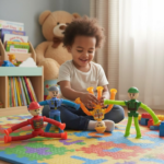 Anubhav Janni Telescopic Toys Stretchy Travel Fidget Set Flights Fun Glowing Shape Changing Figure Stress Relief Children For Above 1 Years Kids (Color And Design Sent As Per Stock) (Pack Of 1) - Image 5