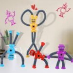 Anubhav Janni Robot Pop Tubes Fidget Toy for Boys Girls Stress Relief Toys for Children Robot Fidget Toys (Color And Design Sent As Per Stock) (Pack Of 1) - Image 2