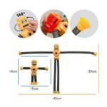 Anubhav Janni Robot Pop Tubes Fidget Toy for Boys Girls Stress Relief Toys for Children Robot Fidget Toys (Color And Design Sent As Per Stock) (Pack Of 1) - Image 3