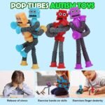 Anubhav Janni Robot Pop Tubes Fidget Toy for Boys Girls Stress Relief Toys for Children Robot Fidget Toys (Color And Design Sent As Per Stock) (Pack Of 1) - Image 5