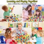 Anubhav Janni 36 PCS Magnetic Blocks for Kids Montessori Educational Toy with Magnet Pop Tubes Balls STEM Building Construction Set Toddlers Children Sticks Learning and Activities Toys - Image 6