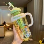 Anubhav Janni Sipper Water Bottle for Kids 1400 Ml Leakproof Bpa Free Durable Convenient with Handle Ideal Gym Outdoor Adventures School Office (Color And Design Sent As Per Stock) (Pack Of 1) - Image 7