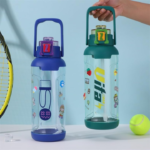 Anubhav Janni 1800ML Water Bottle Straw Carry Handle BPA Free Food Grade Plastic Large Capacity Drinking For School Office Gym Sports Activities (Color And Design Sent As Per Stock) (Pack Of 1) - Image 6