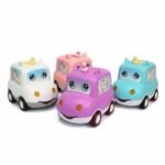 Anubhav Janni Creative Cartoon Car Shape Piggy Money Bank with Password Lock Fun Secure Safe for Kids Unique Coin Savings Bank (Pack of 1) (Assorted Designs & Colors)