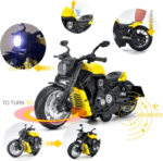 Anubhav Janni Diecast Motorcycle Toy Bike Scale Model Vehicles Alloy Simulation Superbike Also for Car Dashboard Kids Adult Highly Vehicle Motorbike Street Machine Gift (Multicolor) - Image 5