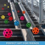 Anubhav Janni Super Bouncy Rubber Moon Ball Toy for Kids and Adults with Craters High Bounce Textured Grip Perfect Playtime Fun Soft Foam Indoor Outdoor Play (Pack Of 2pcs) (Multicolor) - Image 6