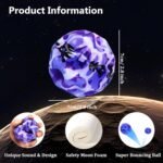 Anubhav Janni Super High Bouncing Ball Moon Shape for Kids Improve Hand-Eye Coordination Easy to Grip Catch by Athletes Sport Training Balls (Pack Of 2pcs) (Color And Design Sent As Per Stock) - Image 2