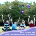 Anubhav Janni Super High Bouncing Ball Moon Shape for Kids Improve Hand-Eye Coordination Easy to Grip Catch by Athletes Sport Training Balls (Pack Of 2pcs) (Color And Design Sent As Per Stock) - Image 3