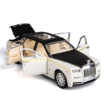 Anubhav Janni 1:32 Rolls Royalce Phantam Toy Car Metal Pull Back Diecast with Openable Door and Sound Light Gifts Toys for Kids (Color Sent As Per Stock)