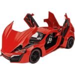 Anubhav Janni 1:24 Scale Exclusive Alloy Metal Pull Back Die-cast Car Model Mini Auto Toy for Kids with Sound and Light (Color Sent As Per Stock)