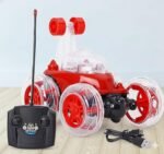 Anubhav Janni Remote Control Stoont Car RC 360 Degree Rotating Rolling Radio Control Electric Race Car with Lights and Music Rechargeable Battery for Kids Above 3 Years (Multicolor) - Image 2