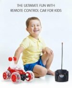 Anubhav Janni Remote Control Stoont Car RC 360 Degree Rotating Rolling Radio Control Electric Race Car with Lights and Music Rechargeable Battery for Kids Above 3 Years (Multicolor) - Image 6