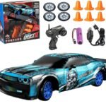 Anubhav Janni RC Drift Car 1/24 2.4GHz 4WD Remote Control Sport Racing On-Road Vehicle with LED Light Batteries and Drift Tires(Color And Design Sent As Per Stock)