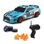 Anubhav Janni Remote Control Car Toys for Kids, Long Range 2.4GHz High Speed 1:18 Scales Off Road Mad Racing Stunt Adult Kids (Blue)