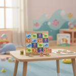 Anubhav Janni Wooden Picture Puzzle for Kids Aquatic Animals Theme Brain Teasing Educational STEM Toy for Above 3 Years Boys & Girls (Fish Game Puzzle) - Image 2