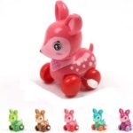 Anubhav Janni Deer Toy Colorful Animal Figure with Wheels Mechanical Walking Toy for Kids (Color And Design Sent As Per Stock) (Pack Of 1)
