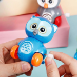 Anubhav Janni Colorful Key Operated Walking Interactive Toys for Baby Kids Owl (Pack of 1) (Color And Design Sent As Per Stock) - Image 2