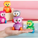 Anubhav Janni Colorful Key Operated Walking Interactive Toys for Baby Kids Owl (Pack of 1) (Color And Design Sent As Per Stock) - Image 5