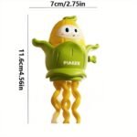 Anubhav Janni Corn Octopus Toy for Kids Key Operated 5 Leg Dancing Action Crawling Fun Moving Bath Floor Safe Baby Perfect For Children (Pack Of 1PCS) - Image 2