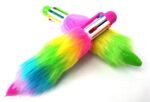 Anubhav Janni Rainbow Pen Furry pen for Kids Birthday celebration Return Gift age of 3+ years old (Pack Of 1 Pcs) - Image 3