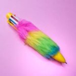 Anubhav Janni Rainbow Pen Furry pen for Kids Birthday celebration Return Gift age of 3+ years old (Pack Of 1 Pcs) - Image 7