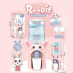 Anubhav Janni Water Dispenser Toy Kids Mini for Drinking Fountain Pumps Juice Milk Clay Cartoon Kitchen Children (Rabbit Design water dispenser) - Image 3