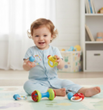 Anubhav Janni Rattle Toys for Babies Newborn Early Development Attractive Cute Colourful Rattles Teether (Color And Design Sent As Per Stock-B) - Image 4