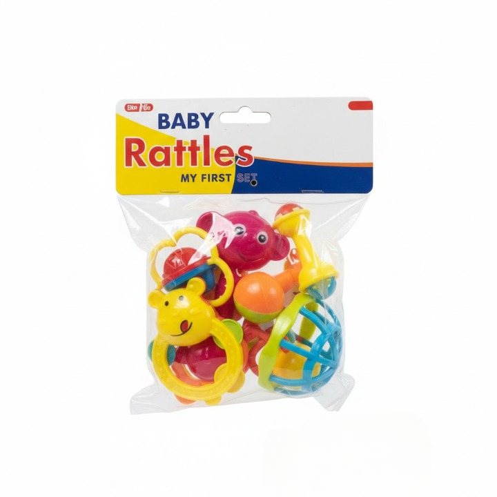 Anubhav Janni Rattle Toys for Babies Newborn Early Development Attractive Cute Colourful Rattles Teether (Color And Design Sent As Per Stock-C) Anubhav Janni Rattle Toys for Babies Newborn Early Development Attractive Cute Colourful Rattles Teether (Color And Design Sent As Per Stock-C) - Image 1