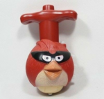 Anubhav Janni Flash Tops with LED Light and Sound Latu Lattu Push Launcher Spinner Top for Kids Spinning Toy (Pack of 1) (Angrys Birds Theme) - Image 2