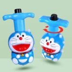 Anubhav Janni Flash Tops with LED Light and Sound Latu Lattu Push Launcher Spinner Top for Kids Spinning Toy (Pack of 1) (Doramon Theme) - Image 4