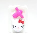 Anubhav Janni Flash Tops with LED Light and Sound Latu Lattu Push Launcher Spinner Top for Kids Spinning Toy (Pack of 1) (Kitty Theme) (Color And Design Sent As Per Stock) - Image 2