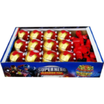 Anubhav Janni Flash Tops with LED Light and Sound Latu Lattu Push Launcher Spinner Top for Kids Spinning Toy (Pack of 1) (Super Hero Theme)