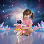 Anubhav Janni Dancing Astronaut Robot Toy with Colorful LED Lights Music Rotating Space Walker for Toddlers Interactive Musical Cool Light Effects Action Figure Kids Ages 3+(Multicolor) - Image 2