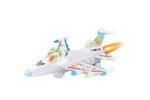 Anubhav Janni Aeroplane Toys Light Musical Battery Operated Floor Running Plane Toy Gifts for Above 3 Years Boys Girls Kids (Multicolor)