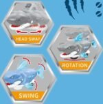 Anubhav Janni Musical Shark Toy with Light and Music Animal Simulation Model Bump and Go Action Toy for Kids (Color And Design Sent As Per Stock) - Image 4