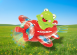 Anubhav Janni Interactive Toddler Airplane Toy with Musical Lights Sound Bump and Go Action Frog Pilot Toy Plane Early Learning Electronic Preschool Gift for Boys and Girls (Multicolor) - Image 3
