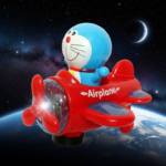 Anubhav Janni Doramon Helicopter Toy for Kids Battery Operated Musical 360 Rotating Flashing Light Sound Toys Babies Birthday Gift 1-2 Year Old (Multicolor) - Image 3