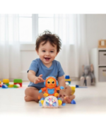 Anubhav Janni Ride On Duck Robot Rotating LED Light Style Toy for Kids (Color And Design Sent As Per Stock) - Image 2
