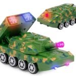 Anubhav Janni Armored Army Battle War Tank Car Vehicle Toy for Kids with Light Music and Bump go Action (Multicolor) (Pack Of 1PCS)