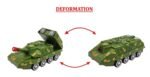 Anubhav Janni Armored Army Battle War Tank Car Vehicle Toy for Kids with Light Music and Bump go Action (Multicolor) (Pack Of 1PCS) - Image 6